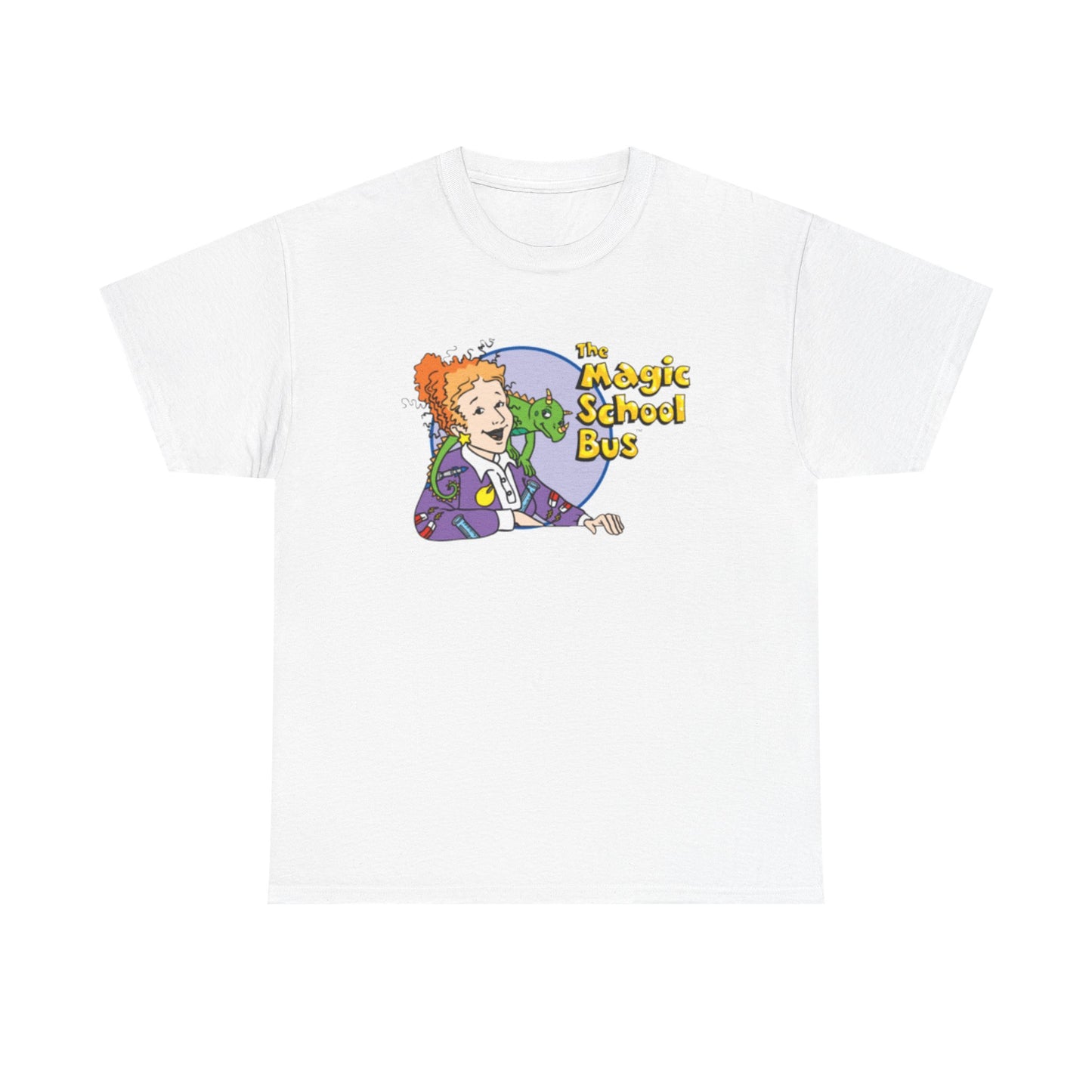 The Magic School Bus Graphic T Shirt Vintage Tv 90s Unisex Heavy Cotton Tee