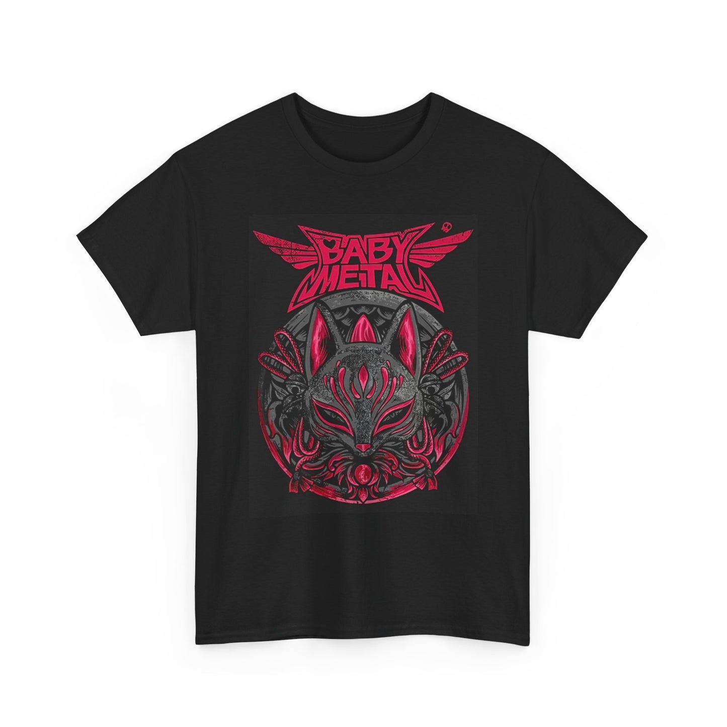 Baby Metal Graphic T Shirt Retro Cat Unisex Heavy Cotton Tee