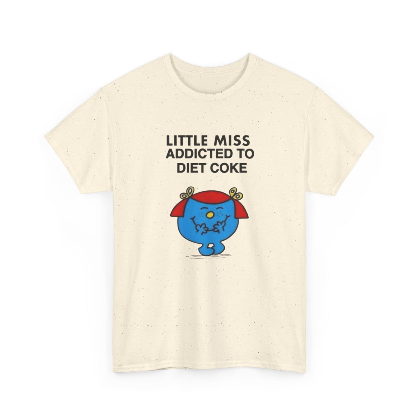 Little Miss Addicted To Diet Coke Graphic T Shirt Womens Heavy Cotton Tee