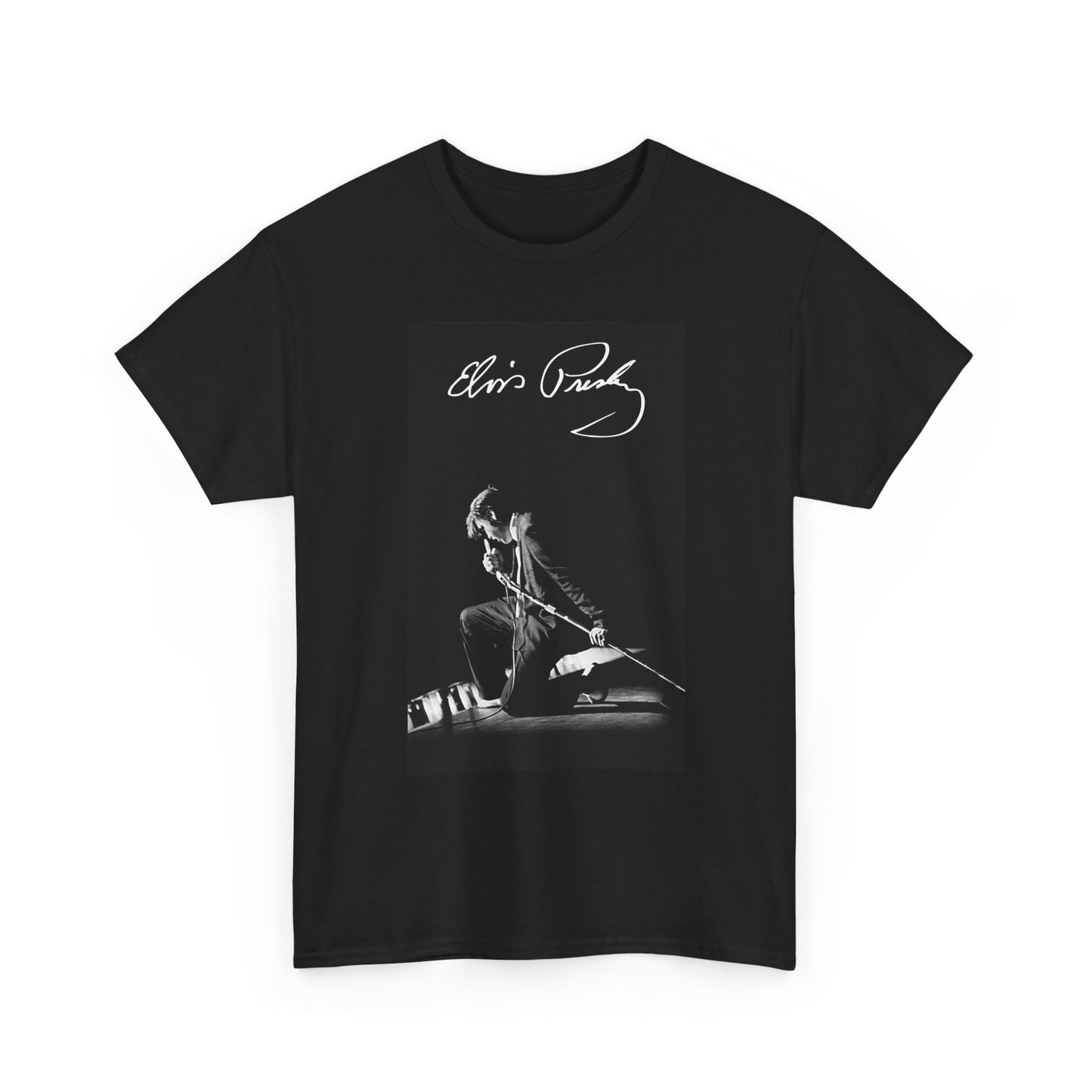 Elvis Presley Tshirt Vintage Nashville The King Merch Unisex Autograph