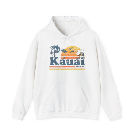Kauai Hawaii Graphic Hoodie Unisex Heavy Blend™ Hooded Sweatshirt