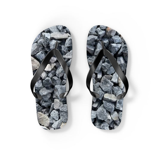 Stones Summer Sandals, Beach Shoes, Vacation Flip Flops, Pool Slides
