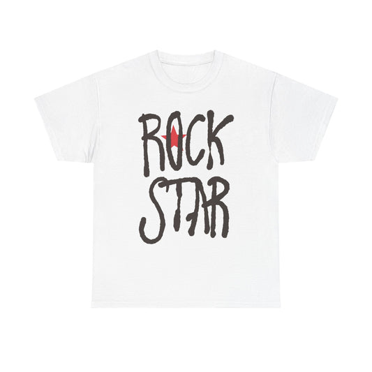 Rockstar Retro Graphic T Shirt NEW Adult Unisex Heavy Cotton Tee