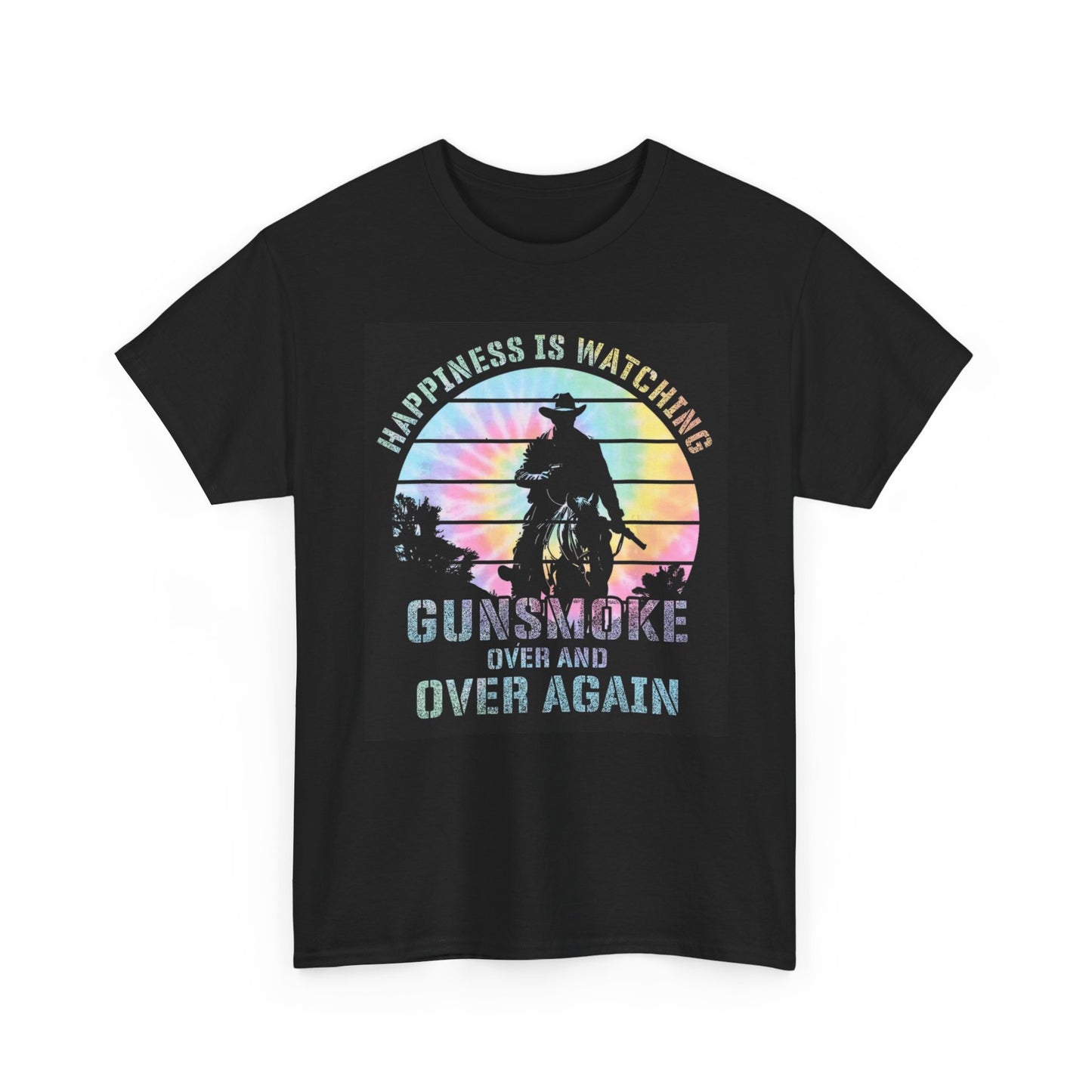 Gunsmoke Graphic T Shirt Funny Retro Tv Series Unisex Heavy Cotton Tee