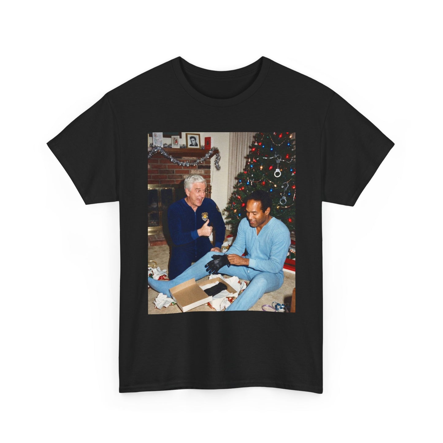 Oj Simpson Christmas Funny Graphic T Shirt NEW ADULT TEE VINTAGE