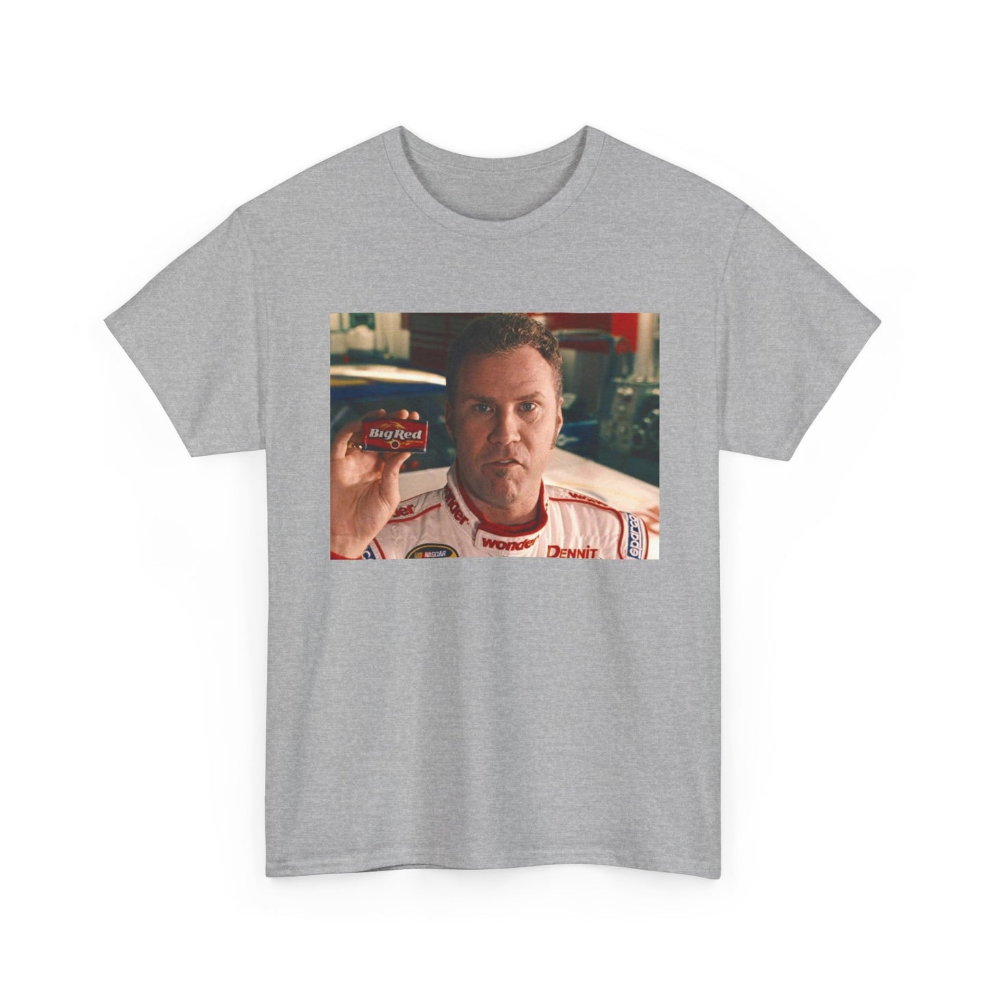Talladega Nights Graphic T Shirt Funny Nascar Ricky Bobby Unisex Heavy Cotton