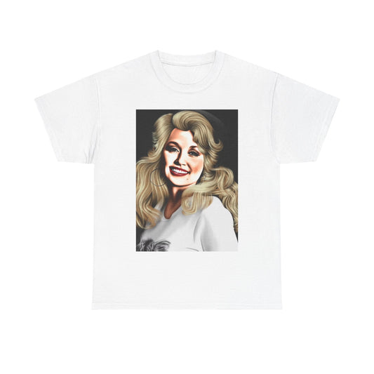 Dolly Parton Tshirt Retro Nashville Country Music Queen Unisex Heavy Cotton Tee
