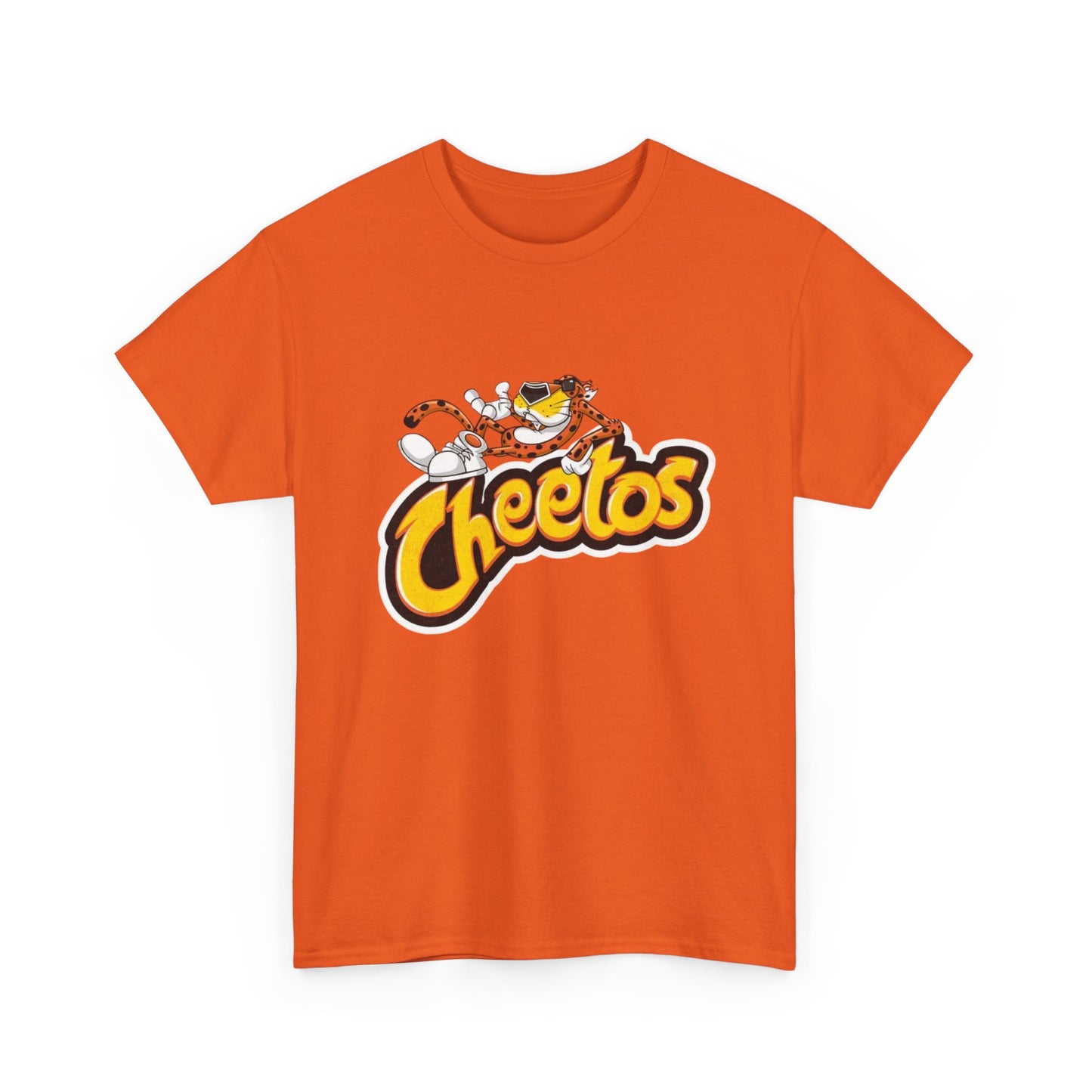 Cheetos Graphic T Shirt Vintage Snack Logo Unisex Heavy Cotton Tee