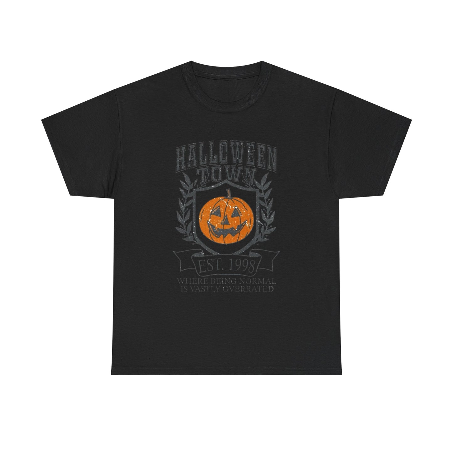 Halloween Town Graphic T Shirt Unisex NEW Heavy Cotton Tee