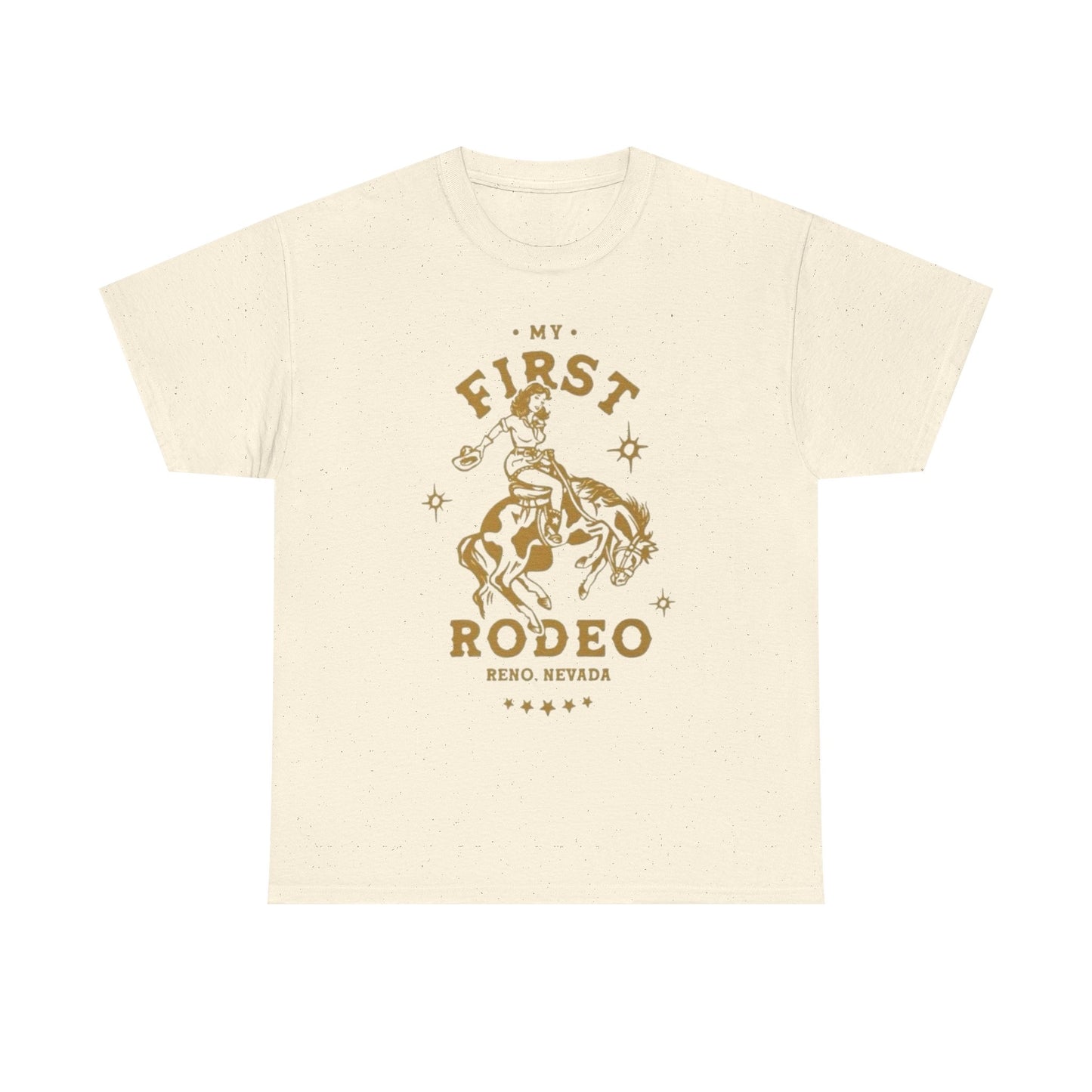 My First Rodeo Graphic T Shirt Unisex Heavy Cotton Tee
