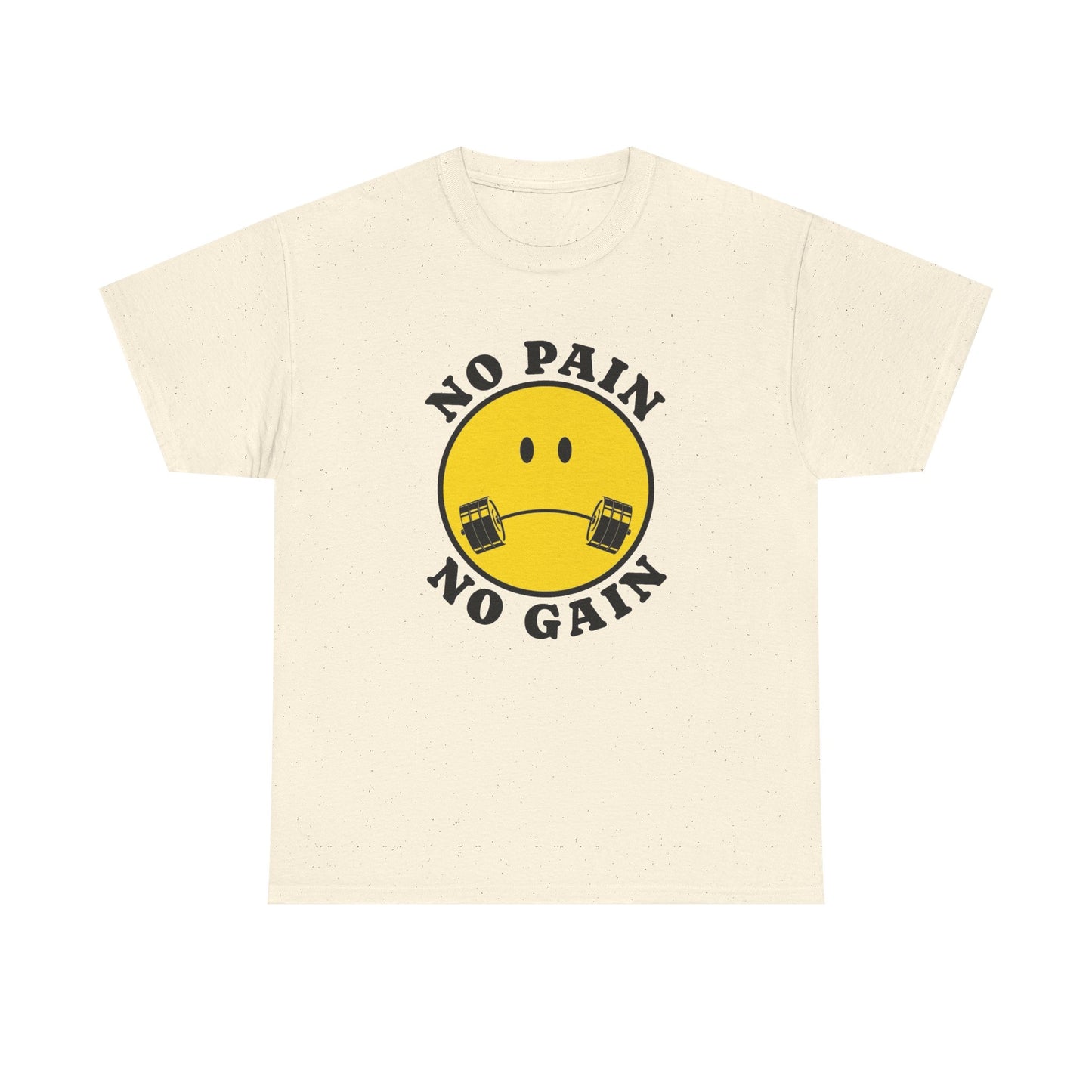No Pain No Gain GYM Graphic T Shirt NEW Adult Regular Sizing Tee