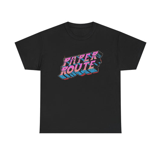 Paper Route Graphic T Shirt Unisex Heavy Cotton Tee Gift New