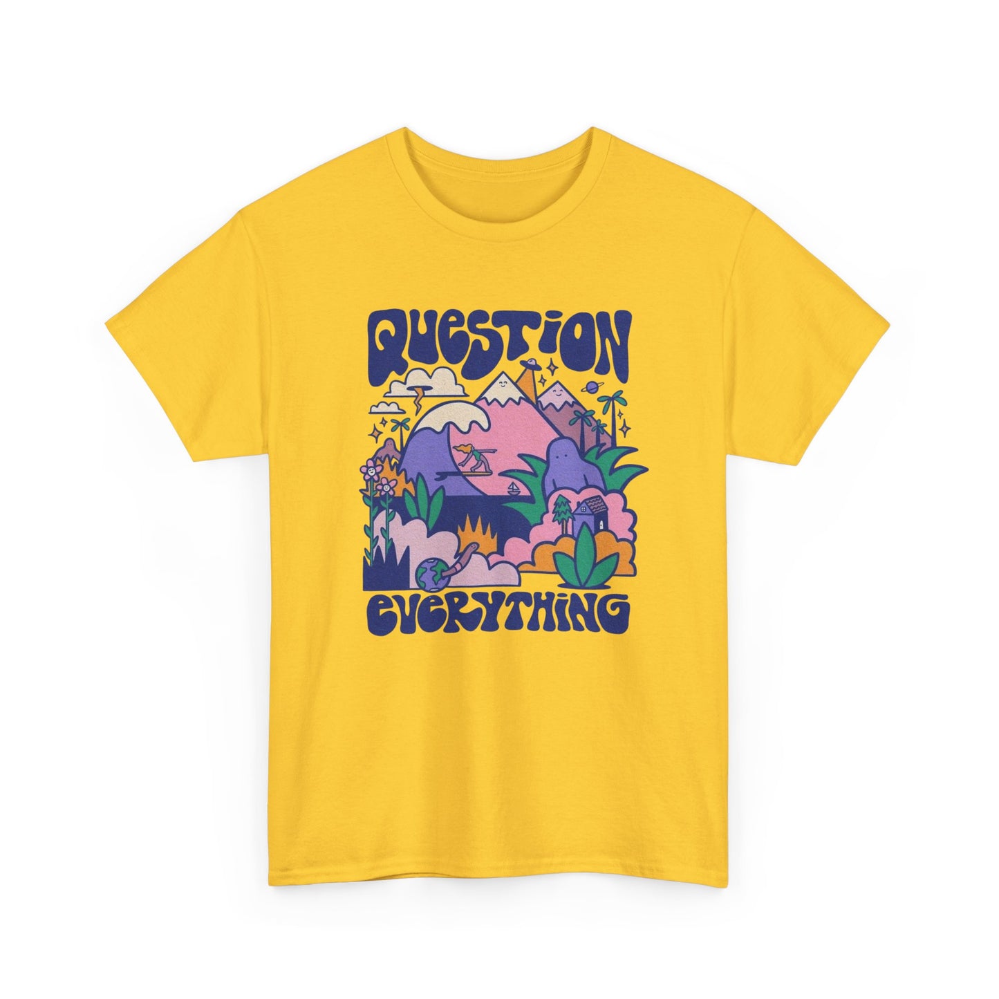 Question Everything Graphic T Shirt NEW ADULT Tee