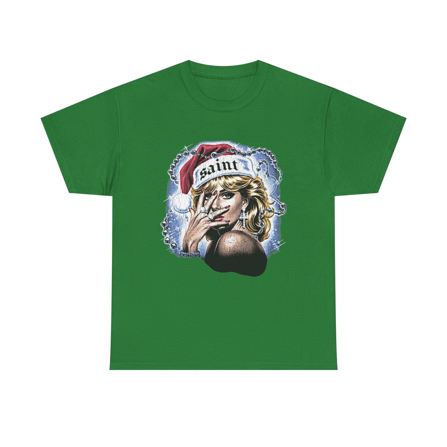 Saint Christmas Vintage Graphic T Shirt NEW Adult Tee