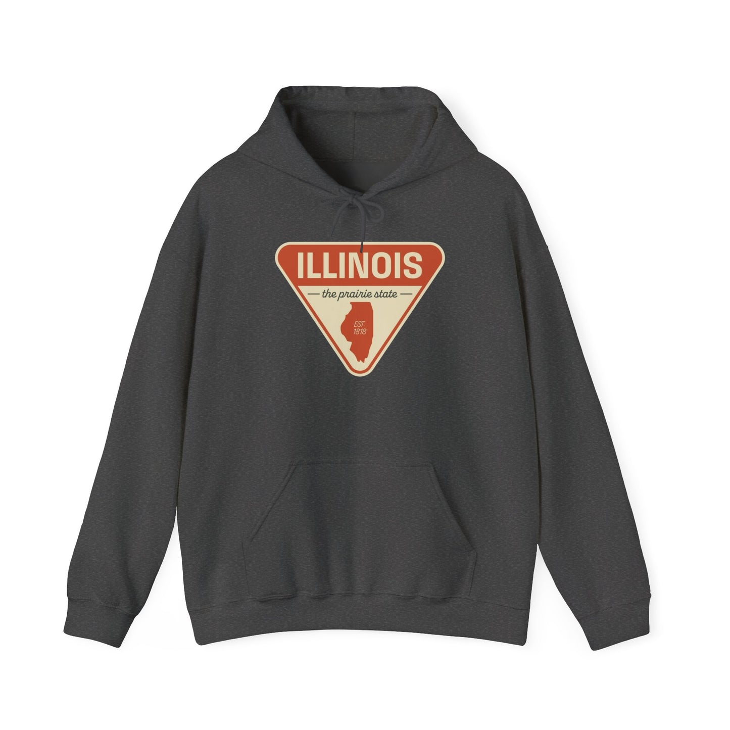 Illinois The Prairie State Hoodie NEW ADULT Unisex Hooded Sweatshirt