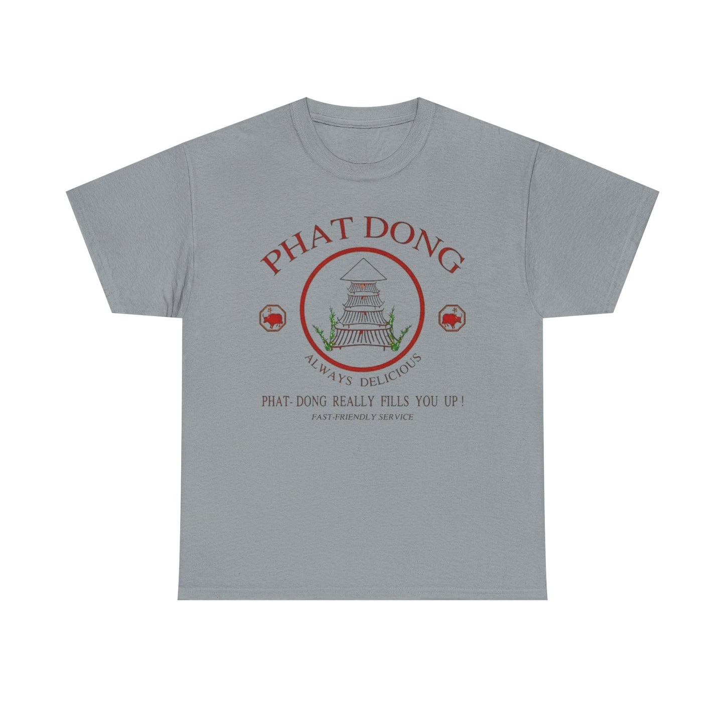 Phat Dong Funny Chinese Food Graphic T-Shirt Gift NEW Jokes  Heavy Cotton Tee