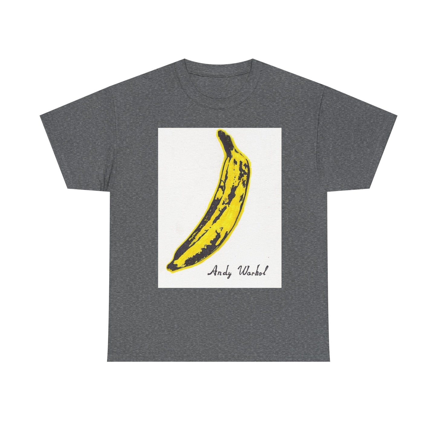 Andy Warhol T Shirt Vintage Art Poster Retro 80s Unisex Heavy Cotton Banana