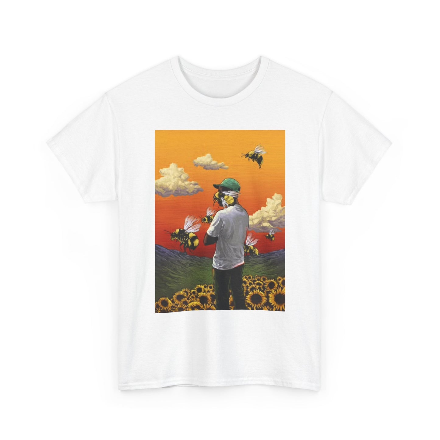 Tyler The Creator Graphic T Shirt Vintage Painting ART Unisex Heavy Cotton Tee