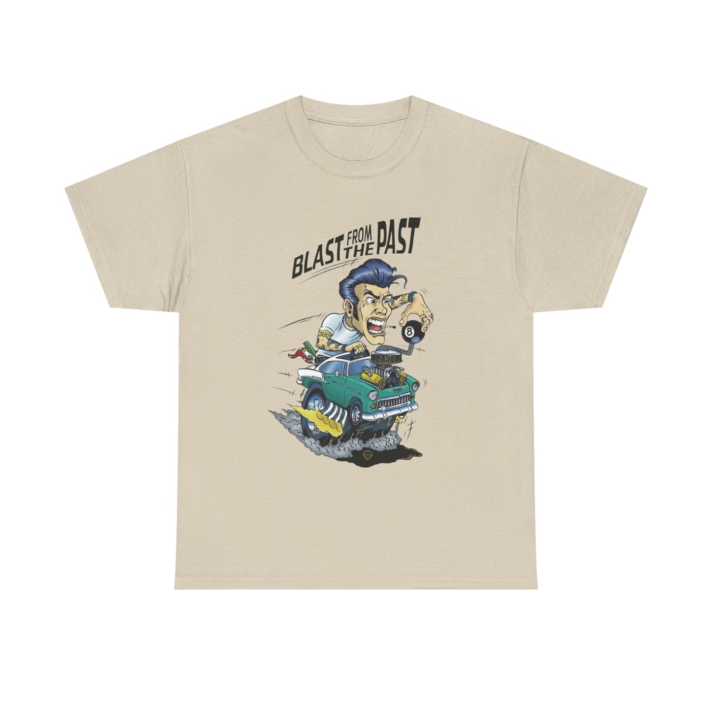 Blast From The Past Muscle Cars Graphic T Shirt Unisex Heavy Cotton Tee