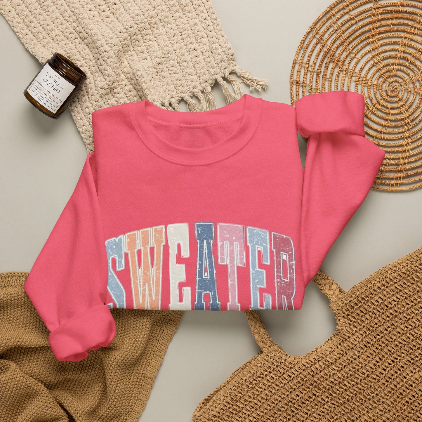 Sweater Weather Graphic Sweater NEW Unisex Heavy Blend™ Crewneck Sweatshirt