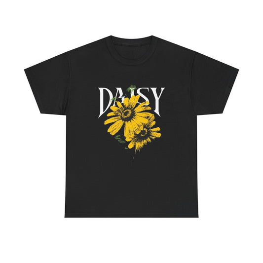 Daisy Flower Art Graphic T Shirt Heavy Cotton Tee NEW ADULT UNISEX