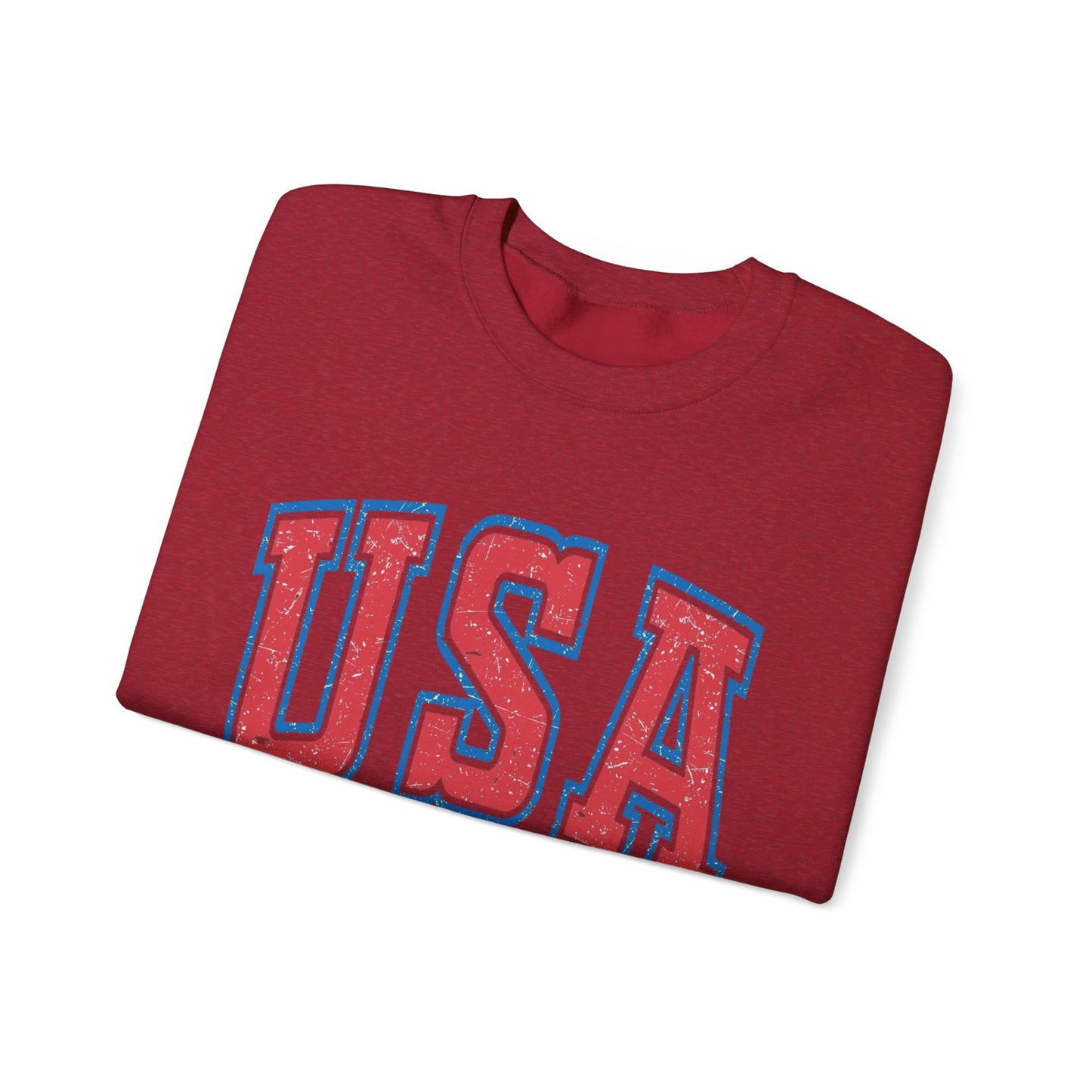 USA Est 1776 American Flag Sweater NEW Unisex Heavy Blend™ Crewneck Sweatshirt