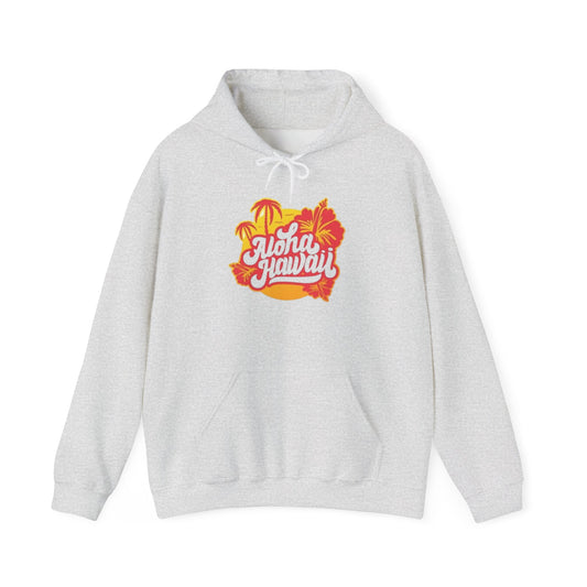 Aloha Hawaii Graphic Hoodie Unisex Heavy Blend™ Hooded Sweatshirt