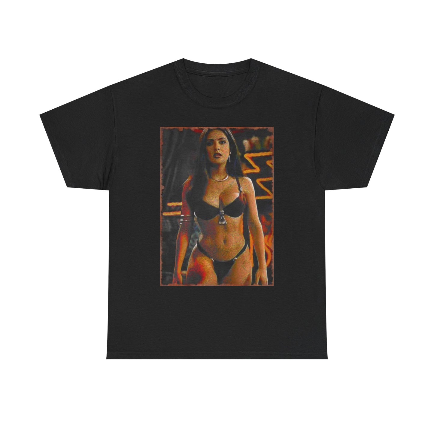 Selma Hayak Graphic T Shirt Vintage Bikini Model Unisex Heavy Cotton Tee