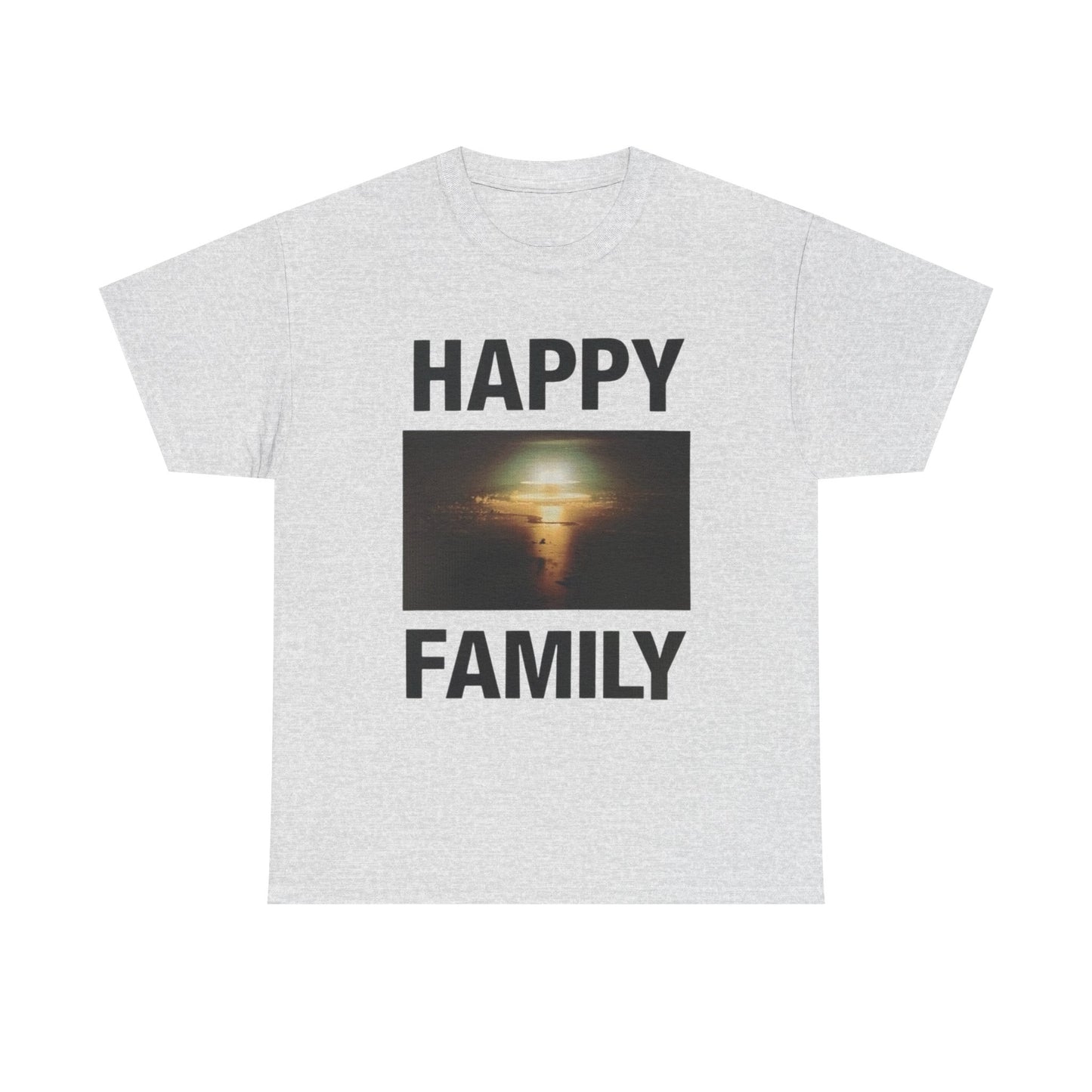 Happy Family Nuclear Bomb Graphic T Shirt Unisex Heavy Cotton Tee Gift New