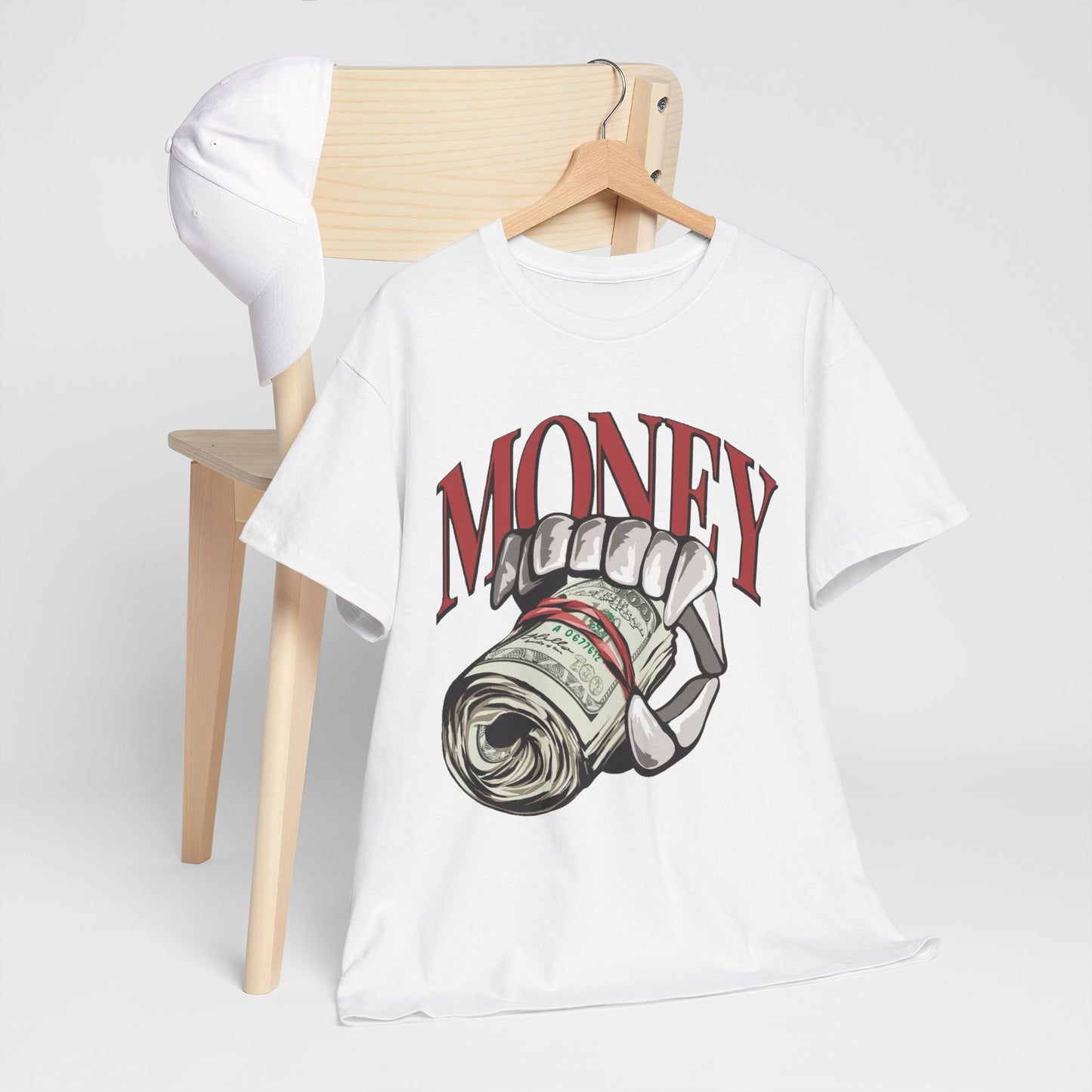 Money Grill Retro Street Wear Graphic T Shirt Unisex Heavy Cotton Tee
