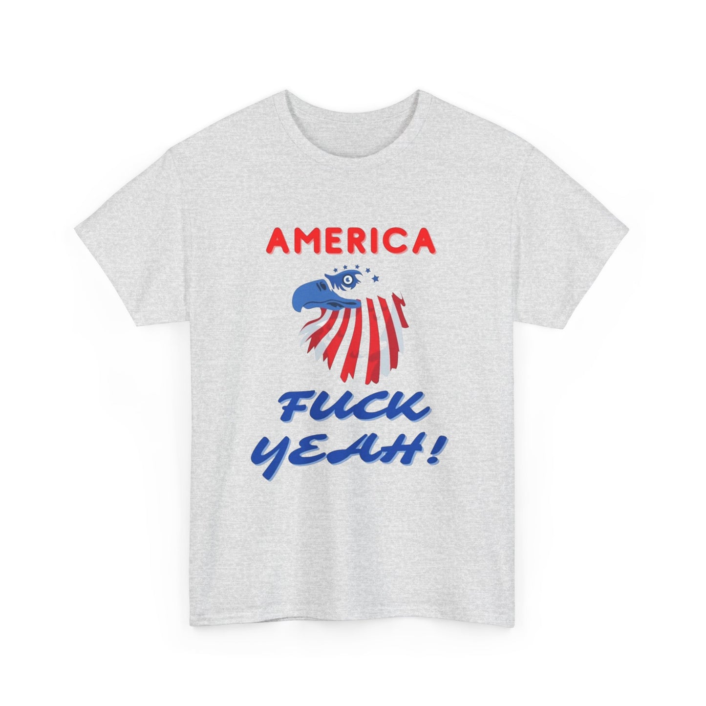 America Hell Yeah Graphic T Shirt Unisex Heavy Cotton Tee
