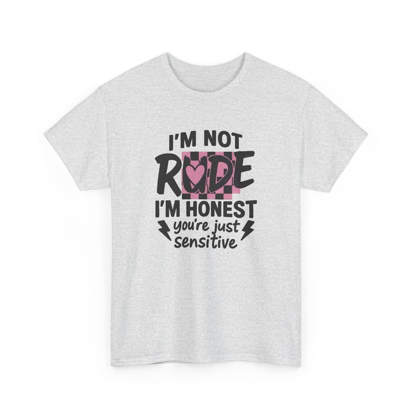 Not Rude Graphic T Shirt NEW ADULT Unisex Heavy Cotton Tee