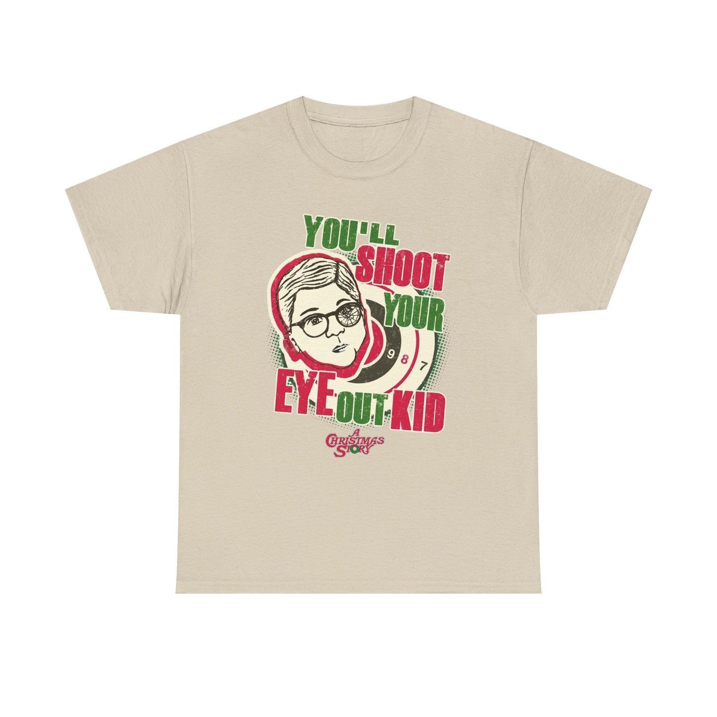 A Christmas Story Funny Retro Graphic T Shirt NEW Unisex Heavy Cotton Tee