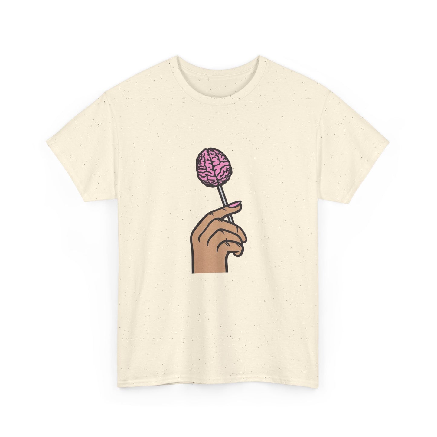 Brain Pop Graphic T-Shirt Unisex Heavy Cotton Tee Gift