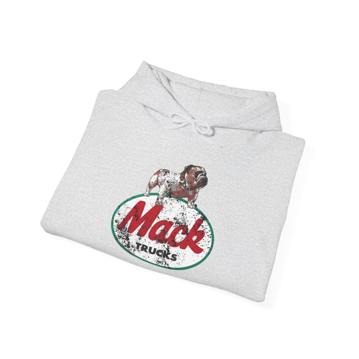 Mack Trucks Vintage Bulldog Graphic Hoodie Unisex Heavy Blend™ Hooded Sweatshirt