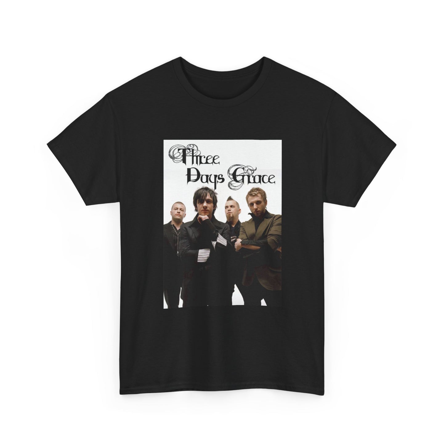 Three Days Grace Tshirt Retro Merch Album Cover Rock Unisex Heavy Cotton Band