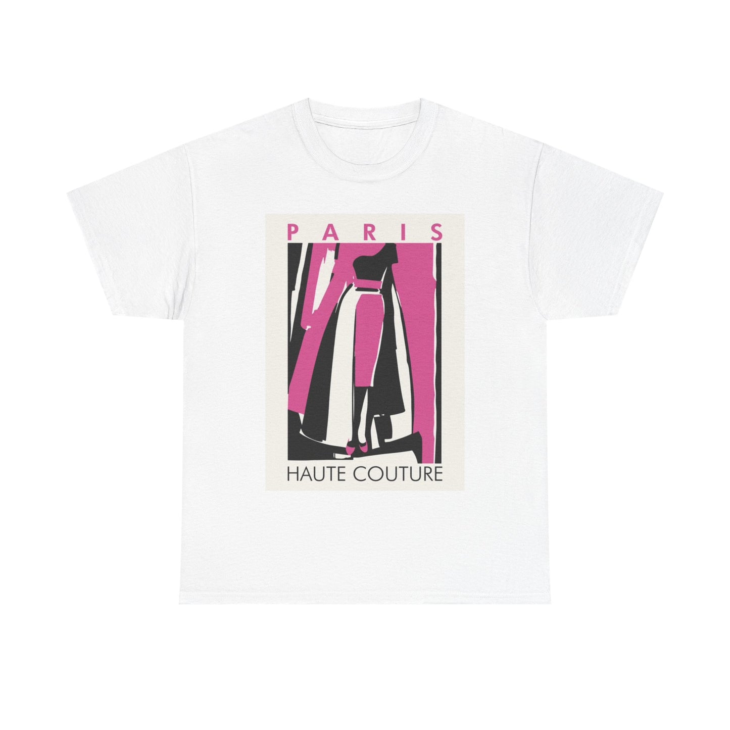 Paris Fashion Week Tshirt Vintage retro Cute girly Unisex Heavy Cotton Tee