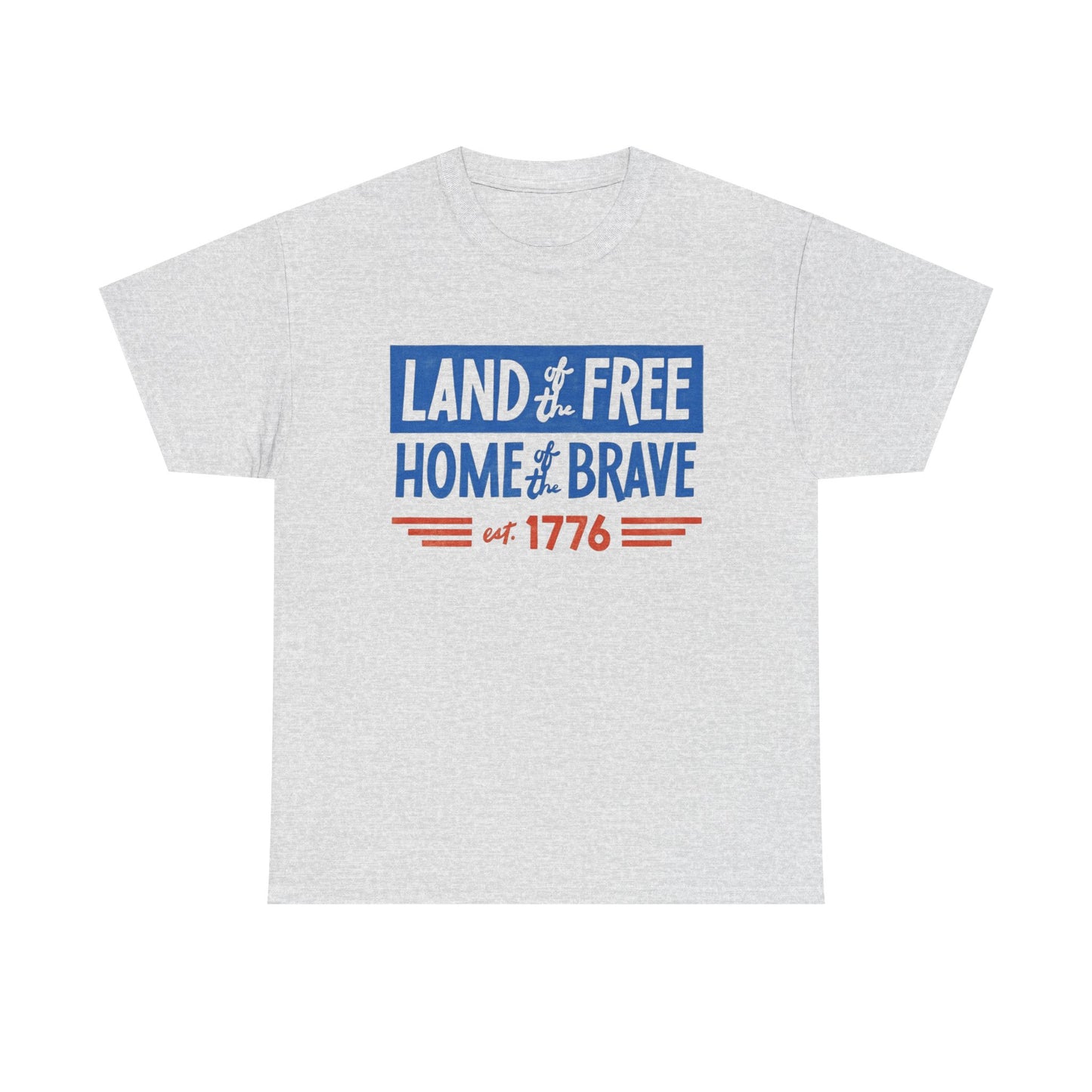 USA Land Of The Free 1776 Graphic T Shirt NEW ADULT TEE VINTAGE