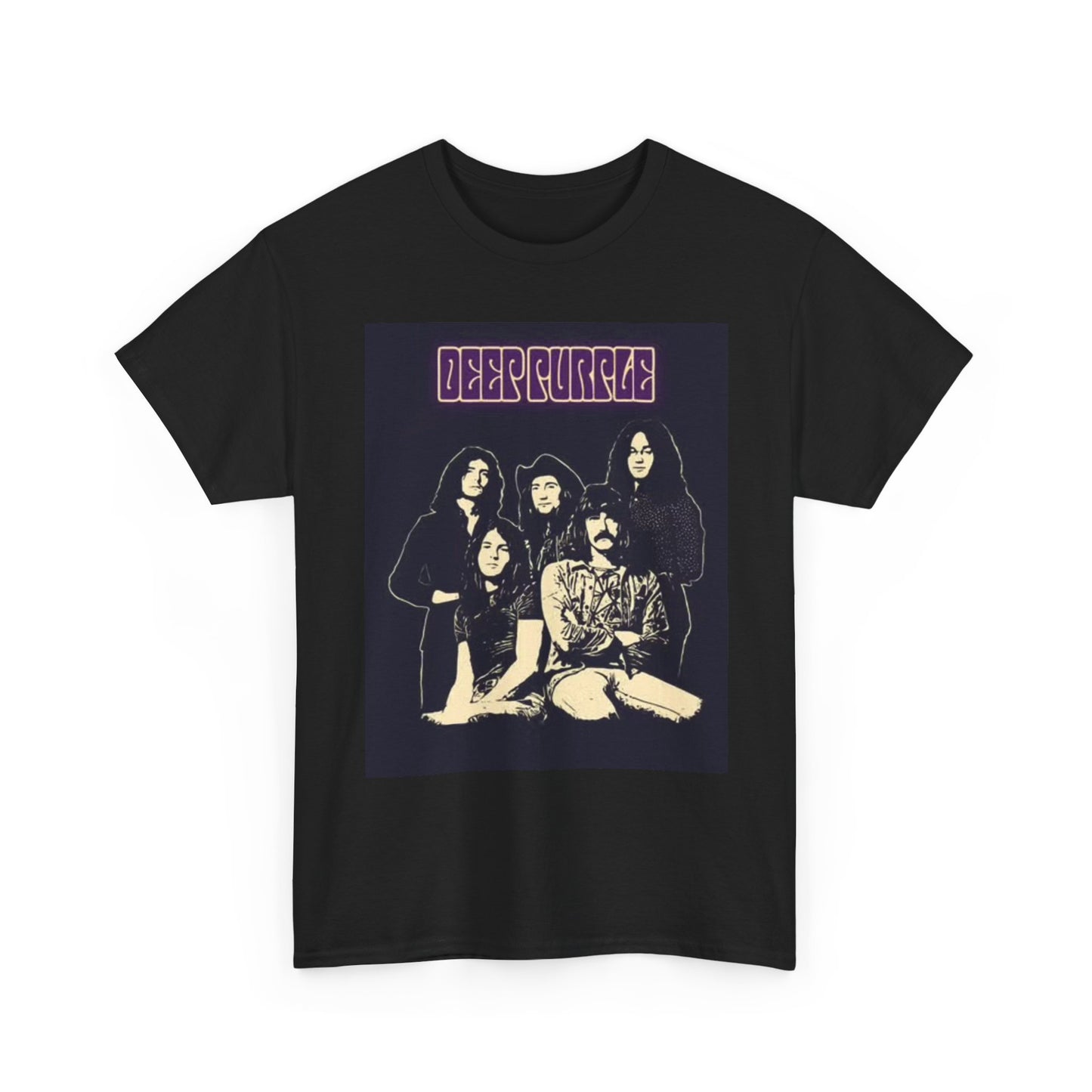 Deep Purple Graphic T Shirt 70s Rock Band Merch Vintage Unisex Heavy Cotton Tee