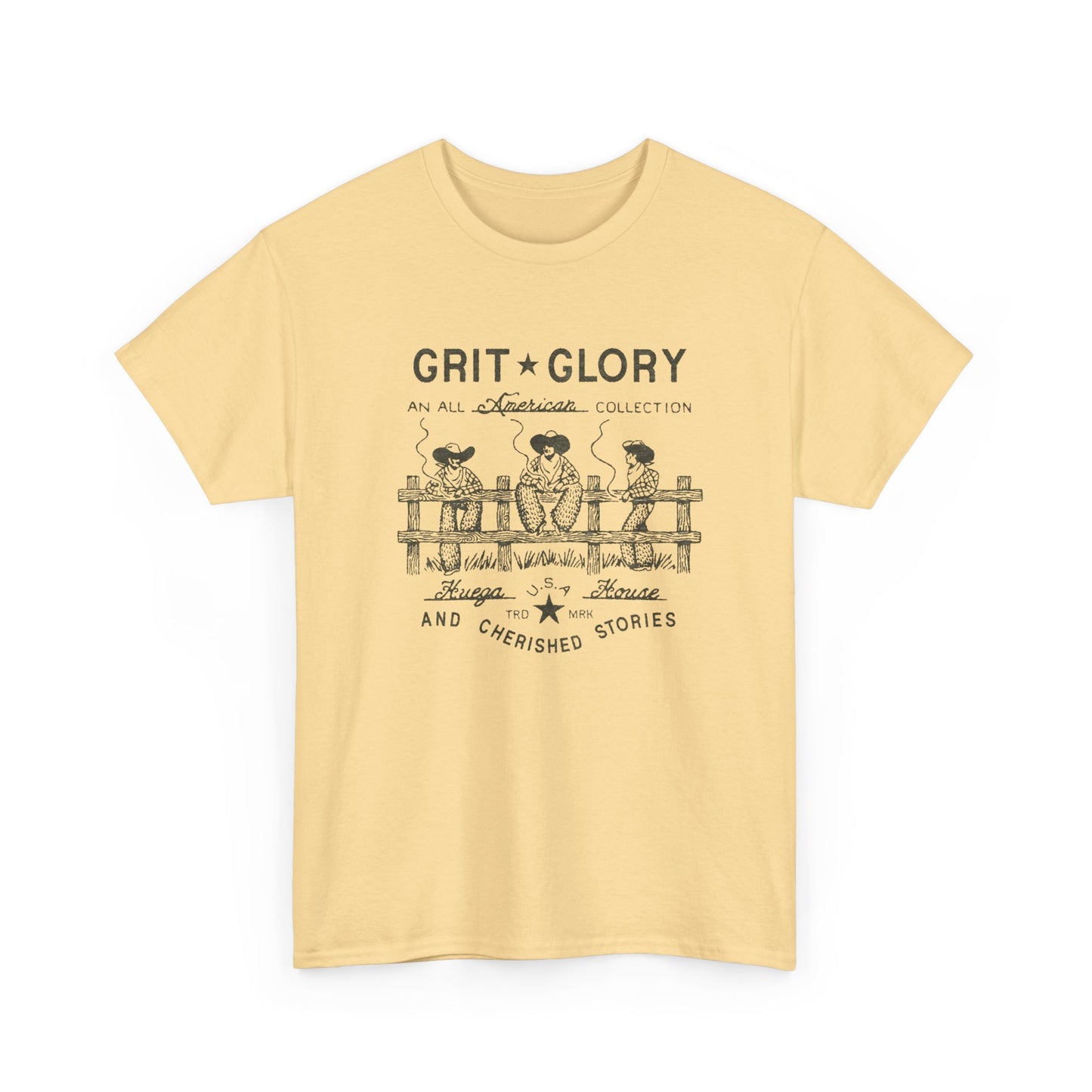 Grit And Glory Graphic T Shirt Unisex Heavy Cotton Tee