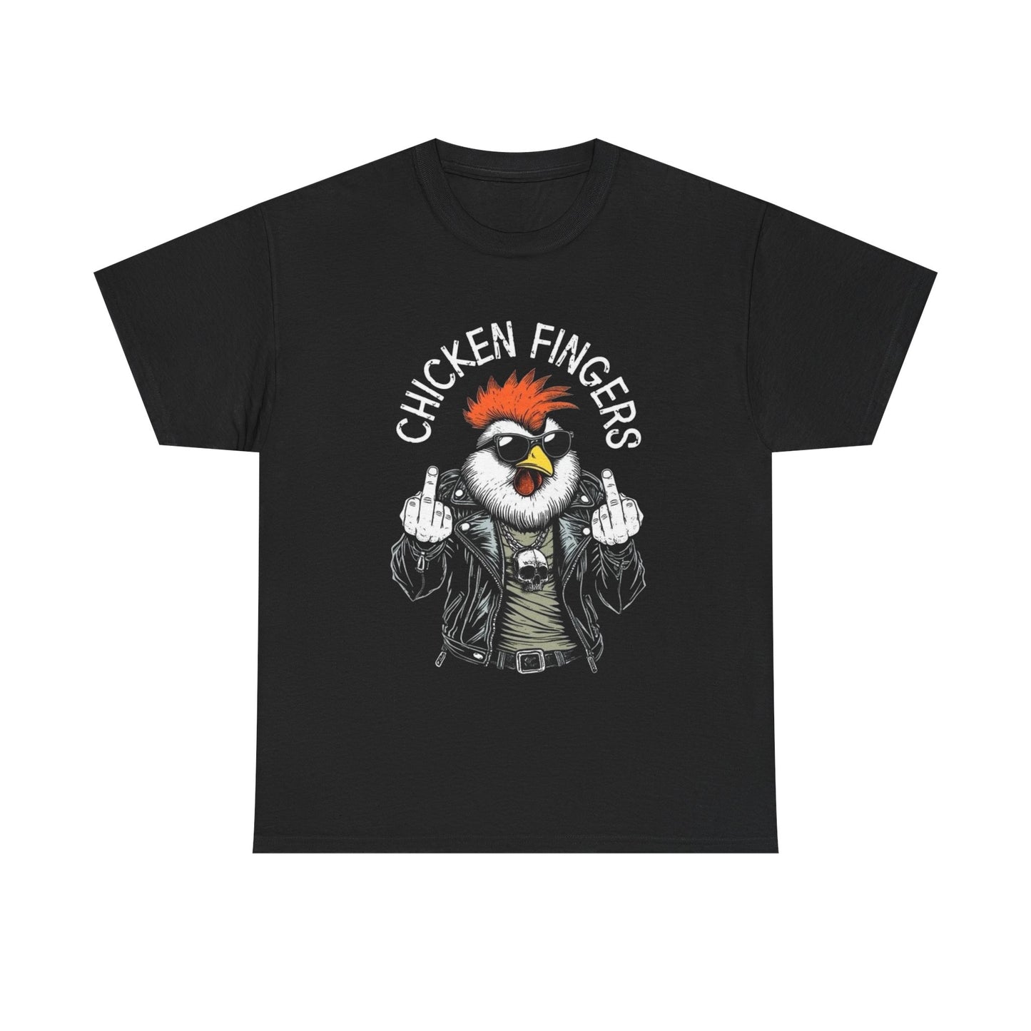 Chicken Fingers Funny Tendies Graphic T Shirt Unisex Heavy Cotton Tee