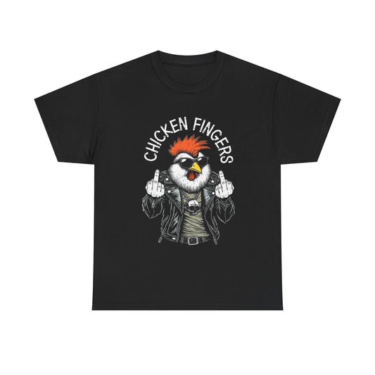 Chicken Fingers Funny Tendies Graphic T Shirt Unisex Heavy Cotton Tee