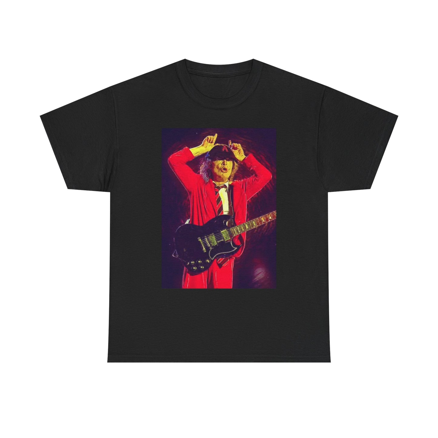 ACDC Graphic T Shirt Vintage Rock Poster Unisex Heavy Cotton Tee