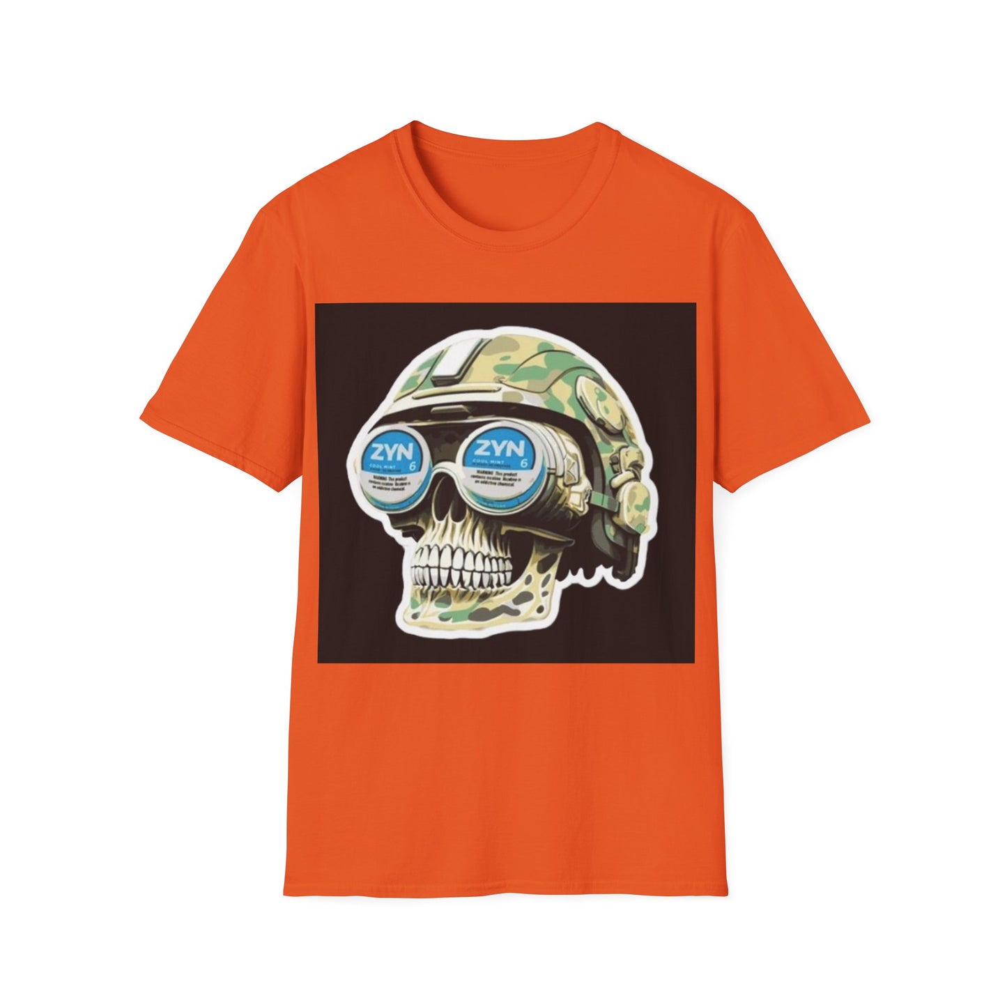 ZYN shirt pouch American Camo zyn pouch tucker trump vintage Softstyle T-Shirt