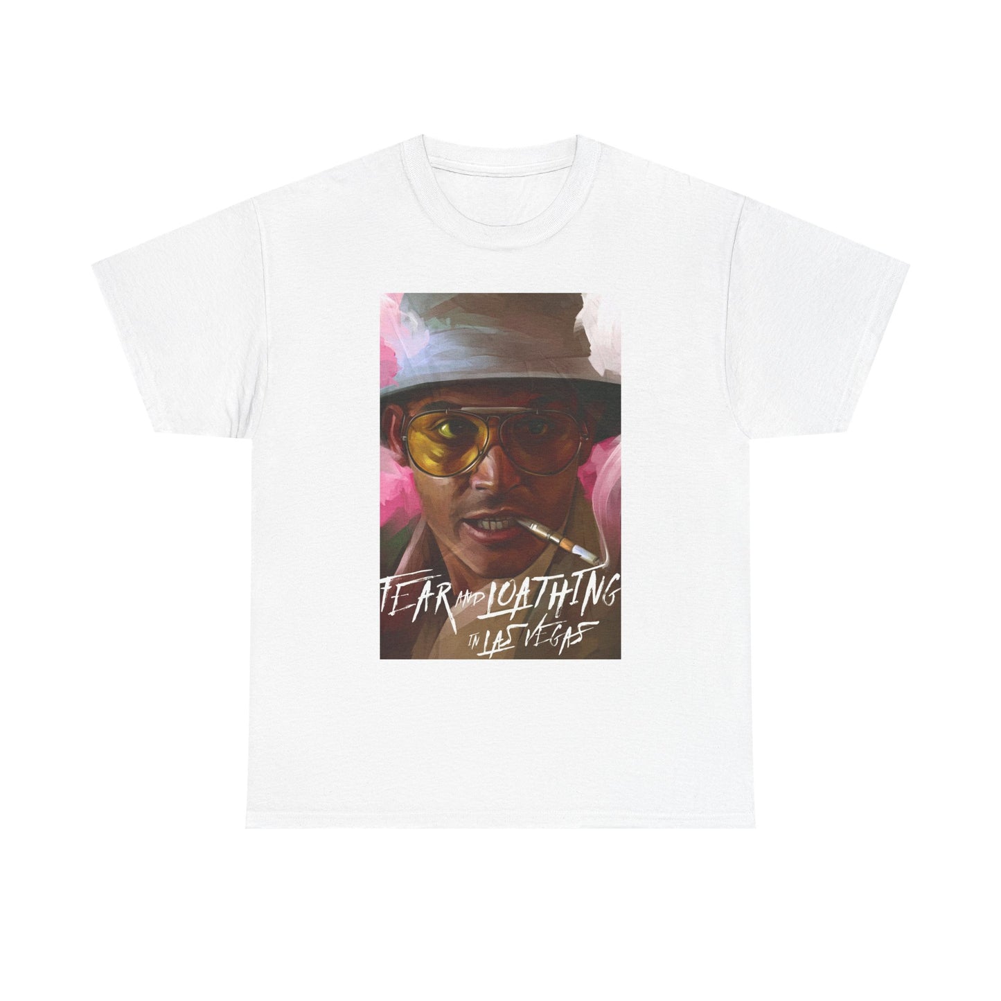 Fear And Loathing Graphic T Shirt Retro Vegas Vintage Unisex Heavy Cotton Tee