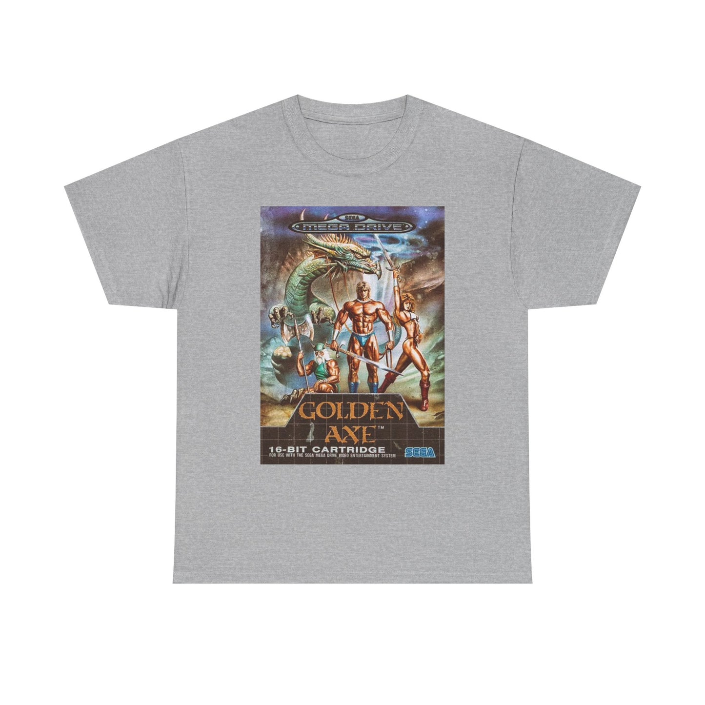 Golden Axe T Shirt Vintage Video Games Retro Unisex Heavy Cotton Tee