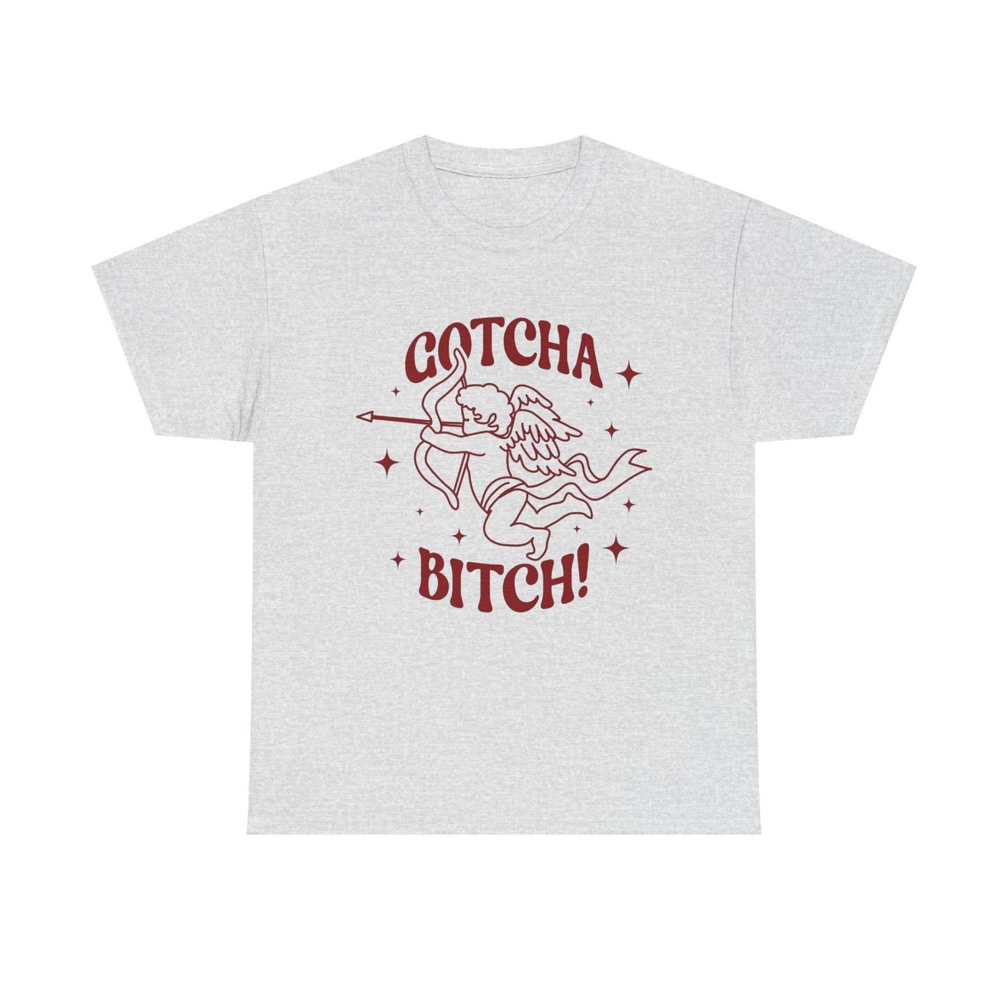 Funny Valentines Jokes Cupid Graphic T Shirt NEW ADULT Unisex Heavy Cotton Tee