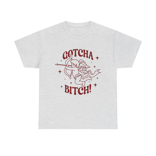 Funny Valentines Jokes Cupid Graphic T Shirt NEW ADULT Unisex Heavy Cotton Tee