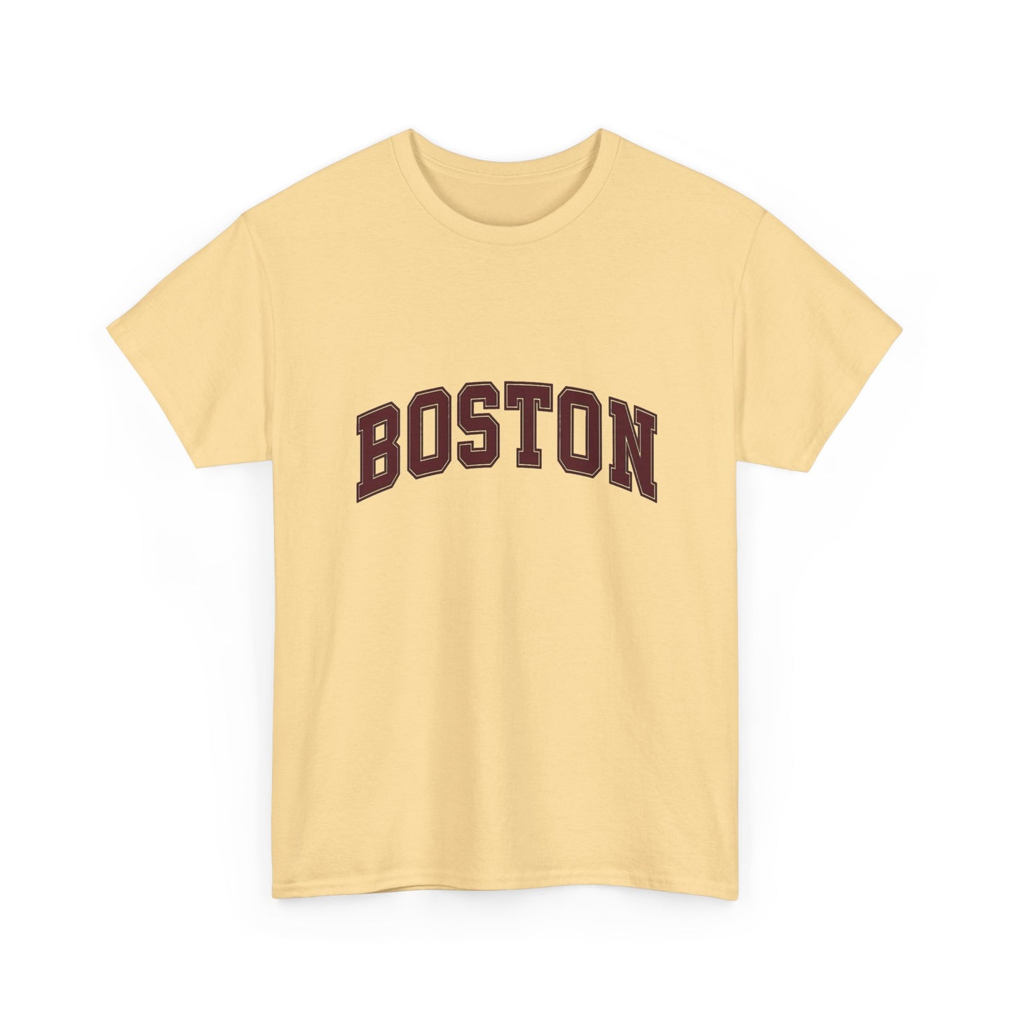 Boston Logo NEW ENGLAND Graphic T Shirt Unisex Heavy Cotton Tee