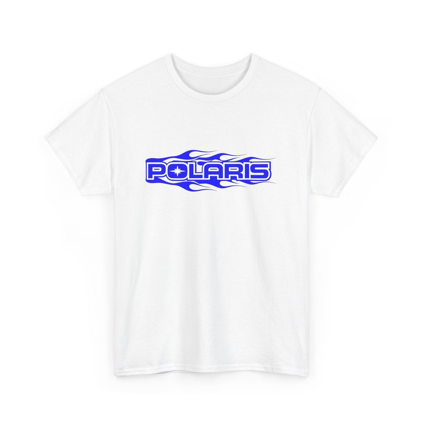 Polaris Flames Retro Graphic T Shirt New Adult Unisex Heavy Cotton Tee